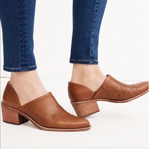 Madewell Brady Brown Leather Bootie sz 7